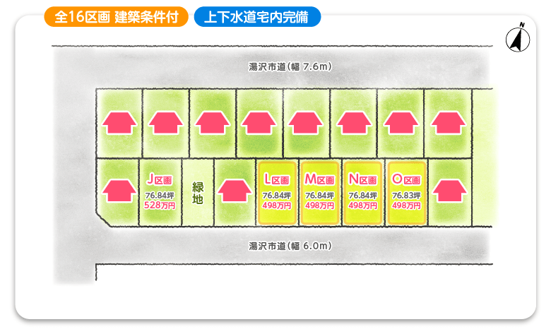 全8区画 建築条件付